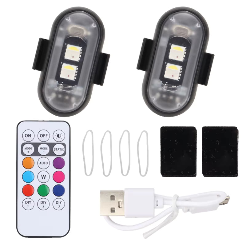 Wireless LED Strobe Lights with Remote Control