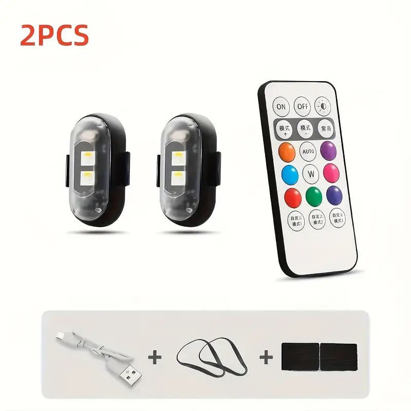 Wireless LED Strobe Lights with Remote Control