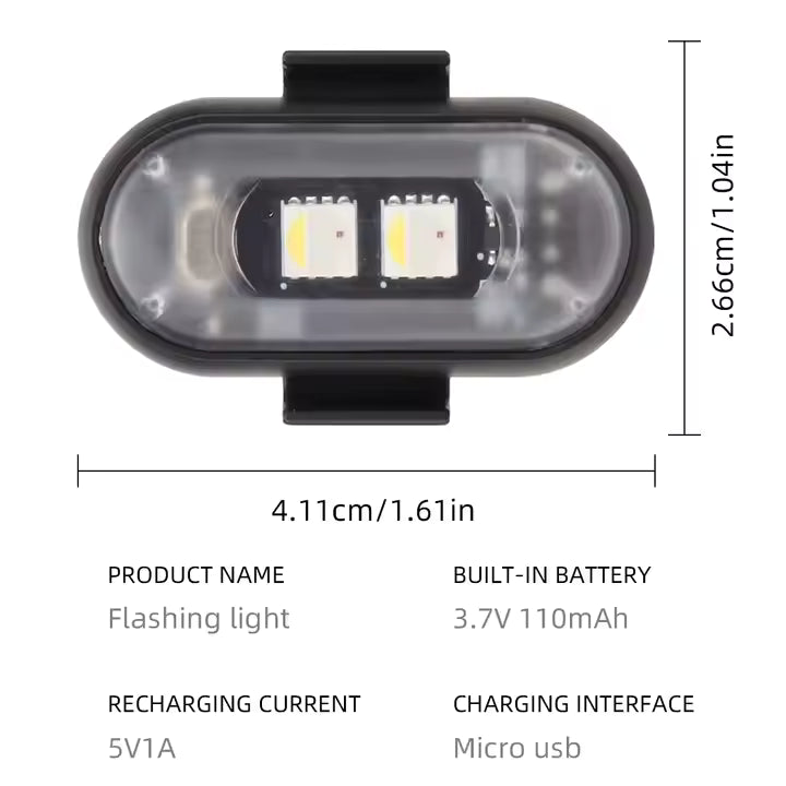 Wireless LED Strobe Lights with Remote Control