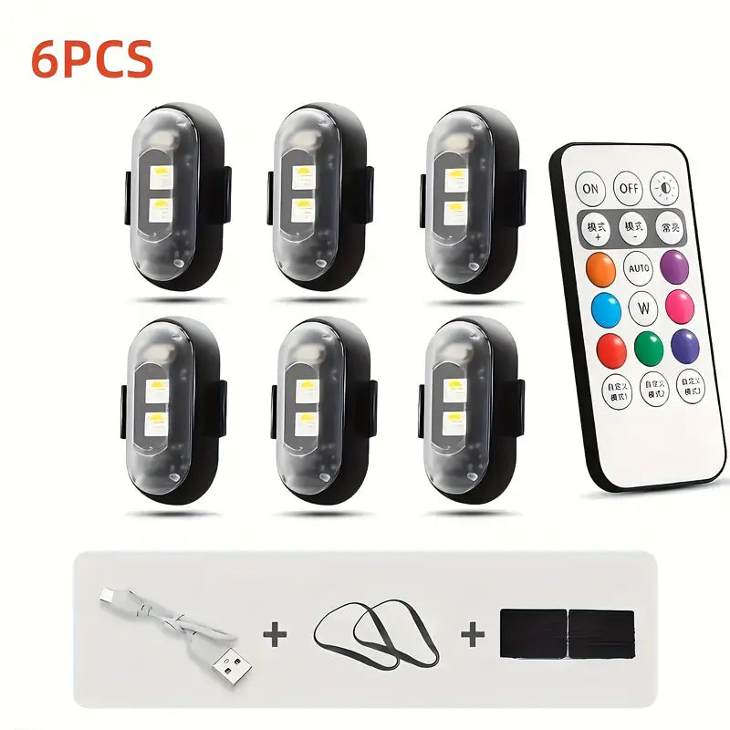 Wireless LED Strobe Lights with Remote Control